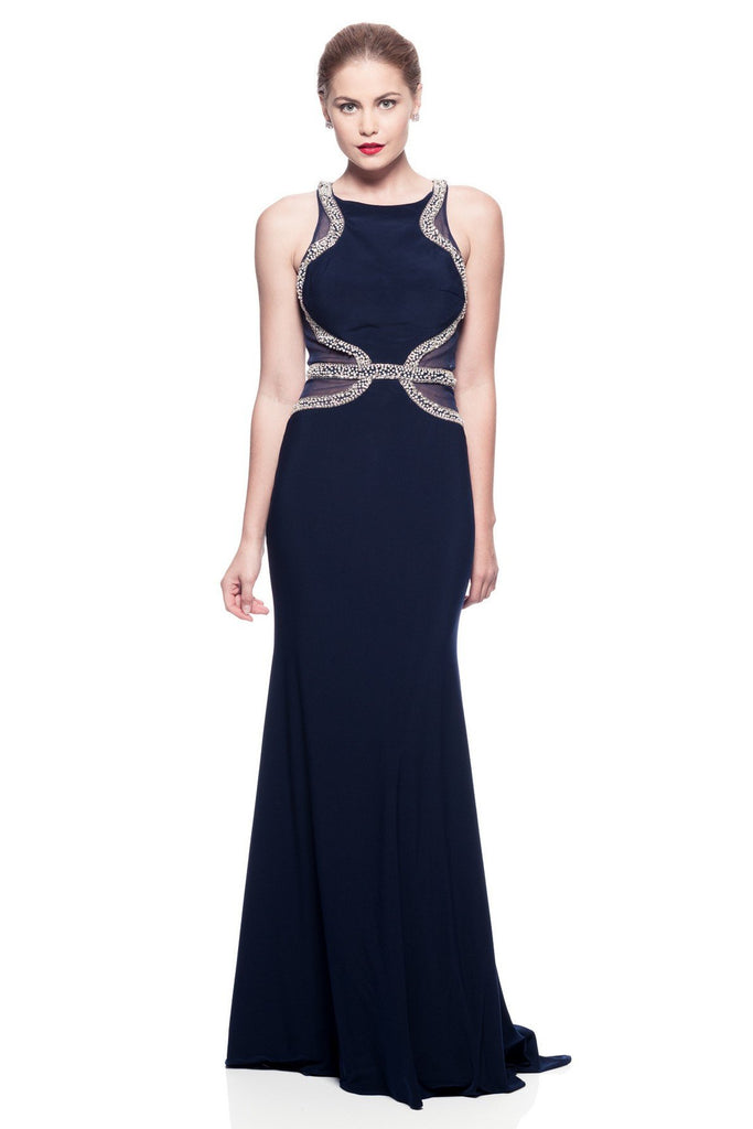 Prom & Evenning Lace Jersey Beaded Dresses