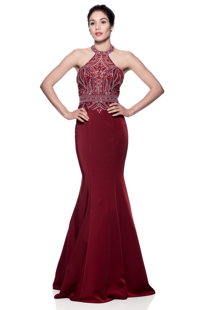 Prom & Evenning Lace Jersey Beaded Dresses