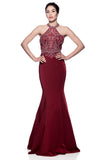 Prom & Evenning Lace Jersey Beaded Dresses