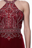 Prom & Evenning Lace Jersey Beaded Dresses