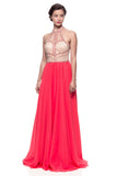 Prom & Evenning Lace Jersey Beaded Dresses