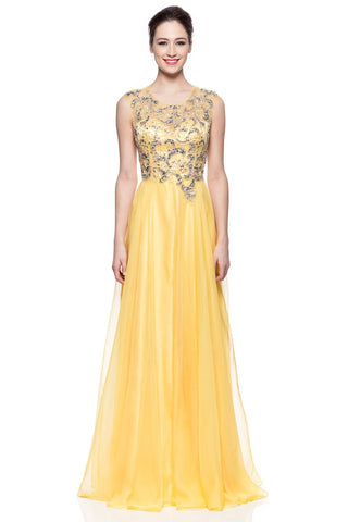 Prom & Evening Lace Beaded Dress