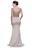 Prom & Evenning Lace Jersey Beaded Dresses