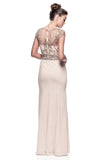 Mother Of The Bride Lace satin chiffon Long Gown Dress