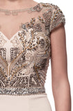 Mother Of The Bride Lace satin chiffon Long Gown Dress