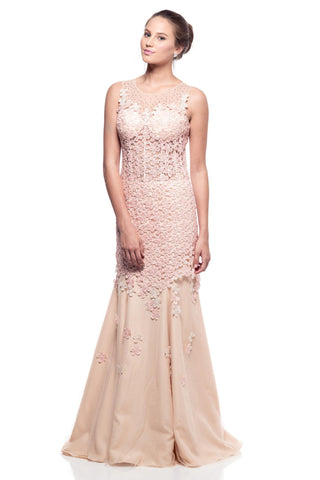 Prom & Evening Lace Beaded Dress