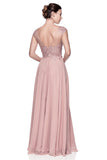 Mother Of The Bride Lace satin chiffon Long Gown Dress