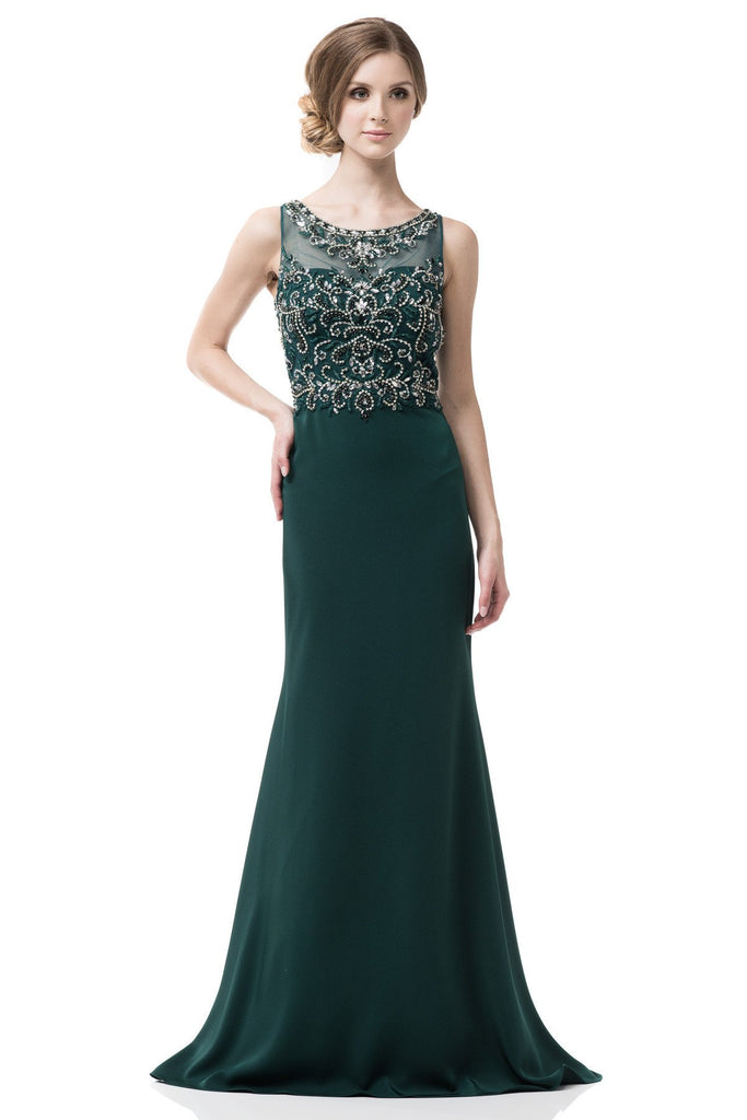 Prom & Evenning Lace Jersey Beaded Dresses