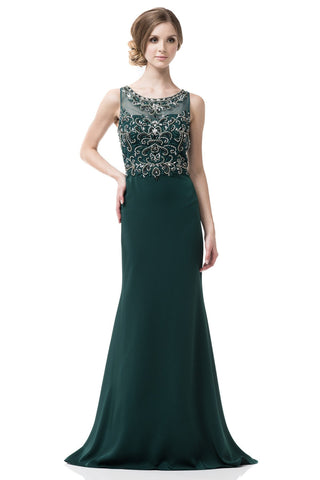 Prom & Evenning Lace Jersey Beaded Dresses