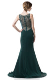 Prom & Evenning Lace Jersey Beaded Dresses