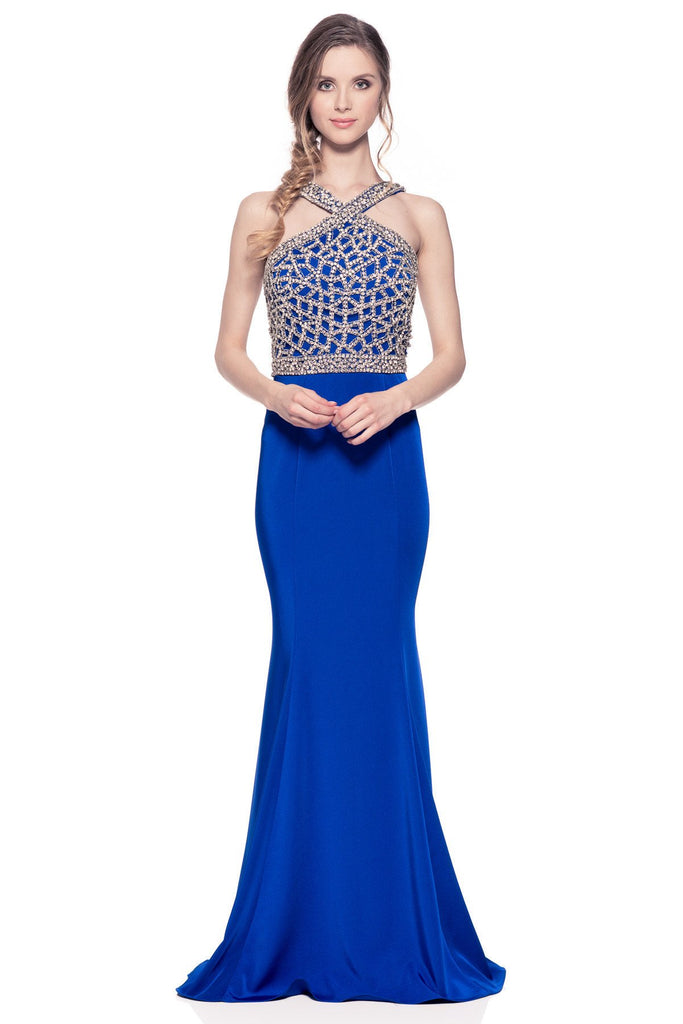 Prom & Evenning Lace Jersey Beaded Dresses