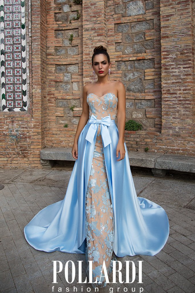 Prom & Evening Lace Satin Dress