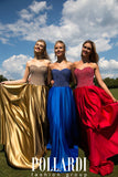 Prom & Evening Lace Satin Dress