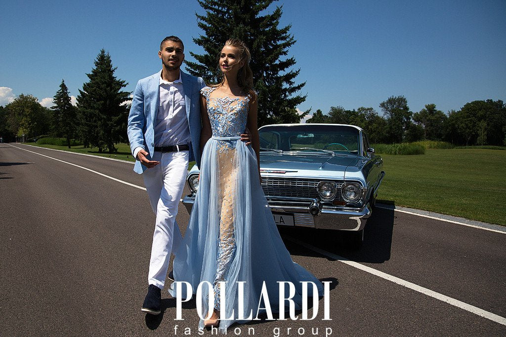 Prom & Evening Lace Satin Dress