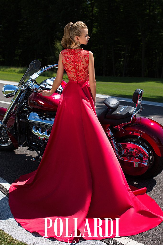 Prom & Evening Lace Satin Dress
