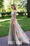 Prom & Evening Lace Satin Dress
