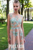 Prom & Evening Lace Satin Dress