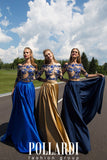 Prom & Evening Lace Satin Dress
