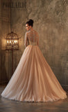 Beaded A-line Wedding Dress