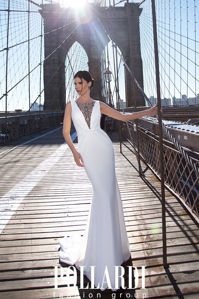 Designer Long Jersey Beaded Wedding/Evening Dresses
