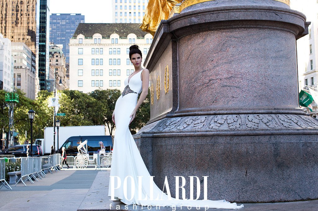 Designer Long Jersey Beaded Wedding/Evening Dresses