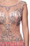 Prom & Evenning Lace Jersey Beaded Dresses