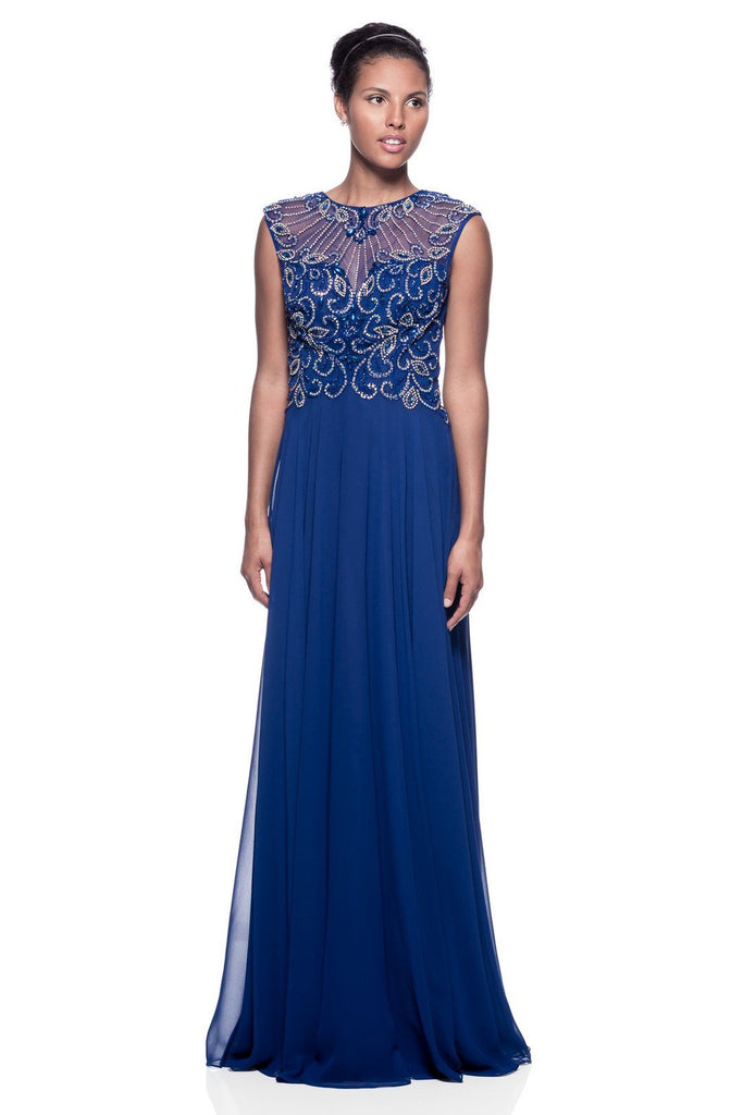 Mother Of The Bride Lace satin chiffon Long Gown Dress