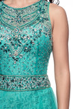 Prom & Evenning Lace Jersey Beaded Dresses