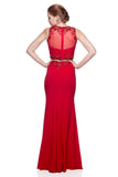 Prom & Evenning Lace Jersey Beaded Dresses