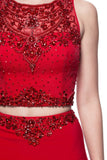 Prom & Evenning Lace Jersey Beaded Dresses