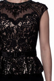 Mother Of The Bride Lace satin chiffon Long Gown Dress