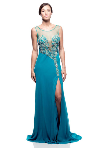 Prom & Evening Lace Jersey Beaded Dresses