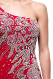 Prom & Evening Lace Jersey Beaded Dress