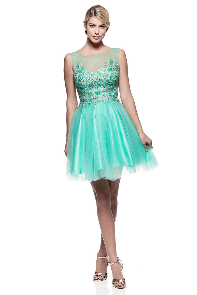 Lace short prom homecoming cocktail dress