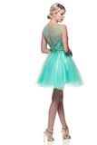 Lace short prom homecoming cocktail dress