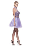 Lace short prom homecoming cocktail dress