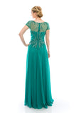 Mother Of The Bride Lace satin chiffon Long Gown Dress