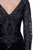 Mother Of The Bride Lace satin chiffon Long Gown Dress