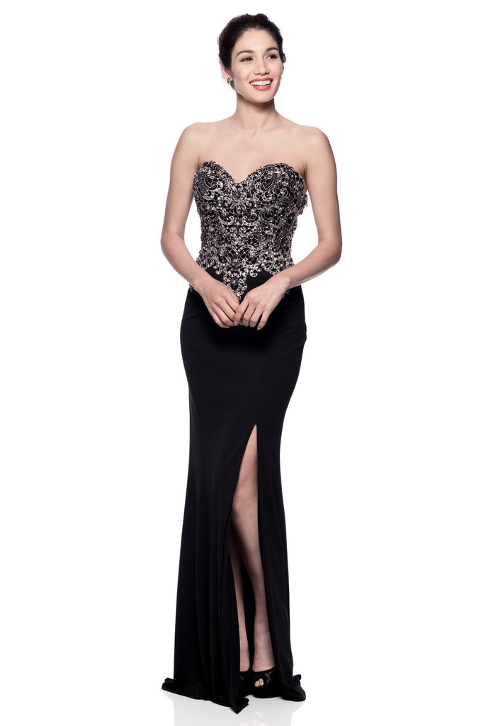Prom & Evenning Lace Jersey Beaded Dresses