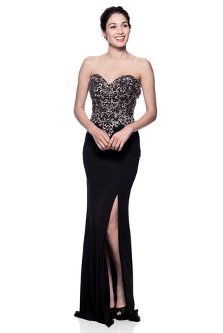 Prom & Evenning Lace Jersey Beaded Dresses