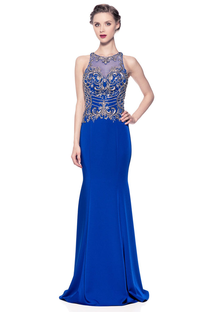 Prom & Evenning Lace Jersey Beaded Dresses