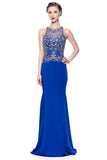 Prom & Evenning Lace Jersey Beaded Dresses
