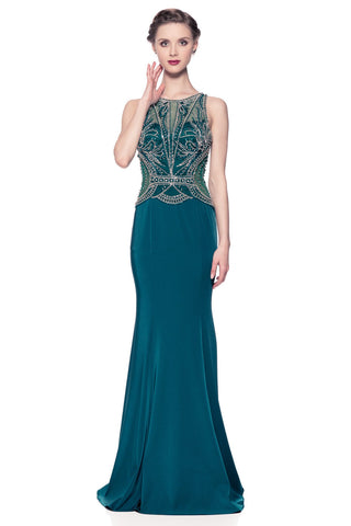 Prom & Evenning Lace Jersey Beaded Dresses