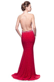 Prom & Evenning Lace Jersey Beaded Dresses