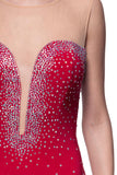 Prom & Evenning Lace Jersey Beaded Dresses