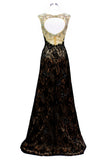 Prom & Evenning Lace Jersey Beaded Dresses