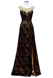 Prom & Evenning Lace Jersey Beaded Dresses