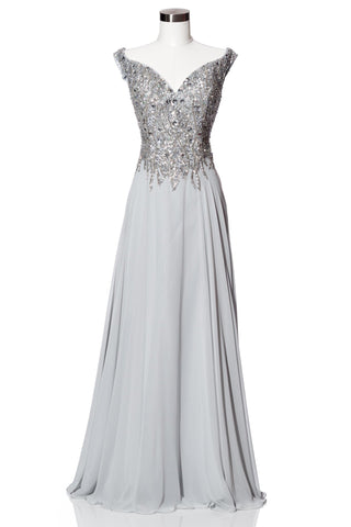 Prom & Evenning Lace Jersey Beaded Dresses