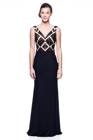 Prom & Evenning Lace Jersey Beaded Dresses