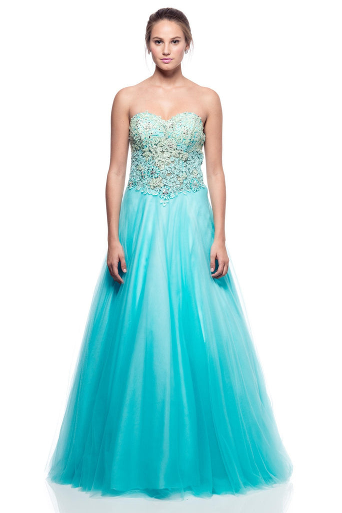 Prom & Evening Lace Beaded Dress